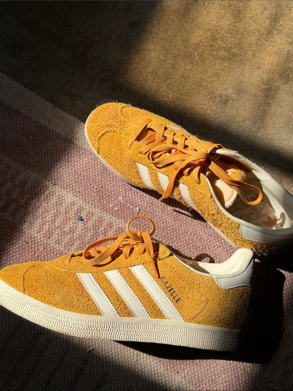 adidasGazelle Sneakers - Mustard Yellow